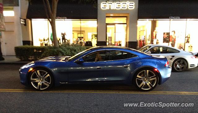 Fisker Karma spotted in San Jose, California