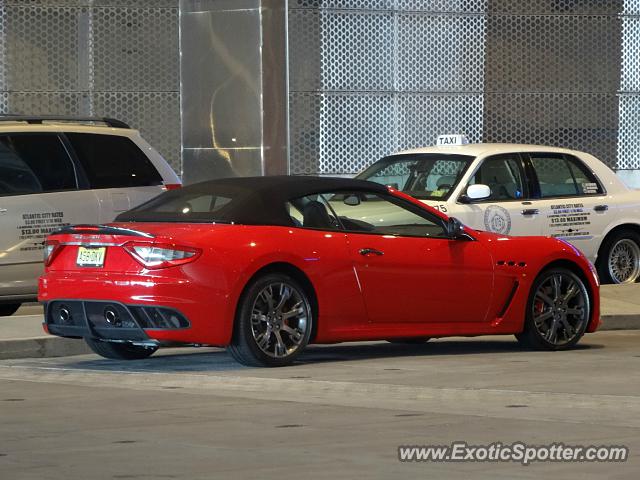Maserati GranCabrio spotted in Atlantic City, New Jersey