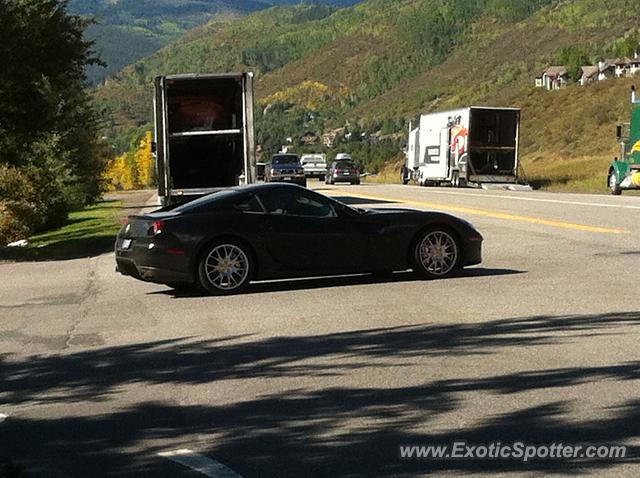 Ferrari 599GTB spotted in Vail, Colorado