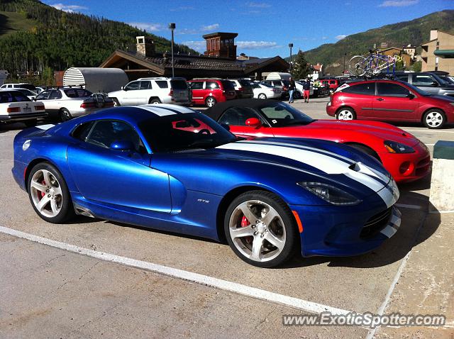 Dodge Viper spotted in Vail, Colorado