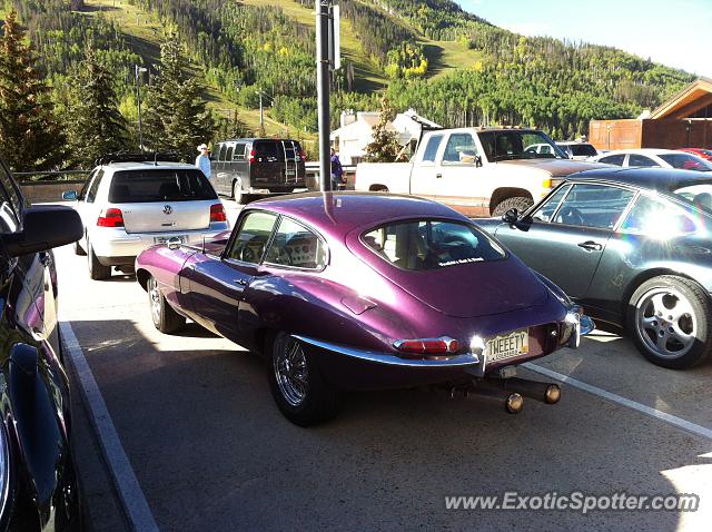 Jaguar E-Type spotted in Vail, Colorado