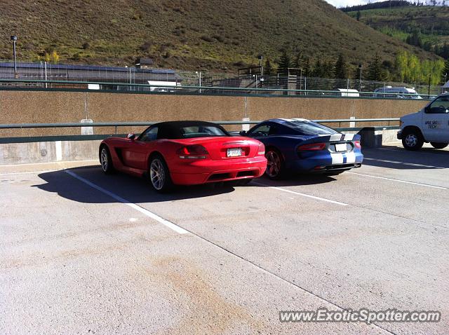 Dodge Viper spotted in Vail, Colorado