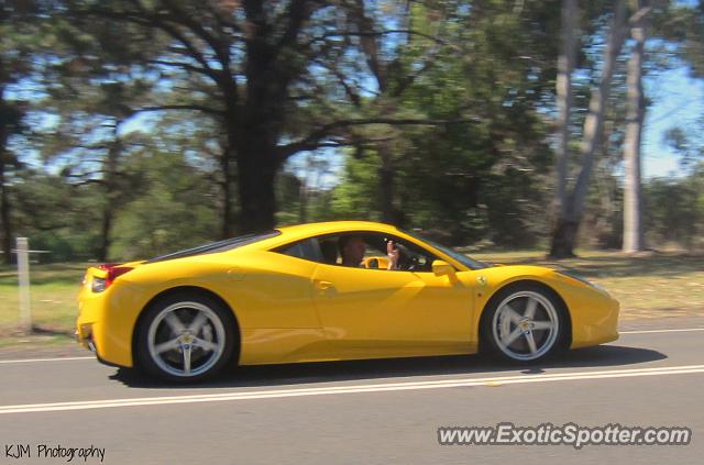Ferrari 458 Italia spotted in Sydney, Australia