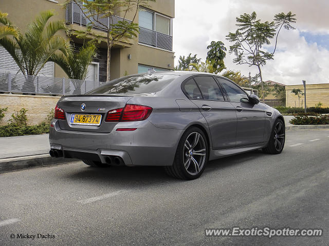 BMW M5 spotted in Be'er Sheva, Israel