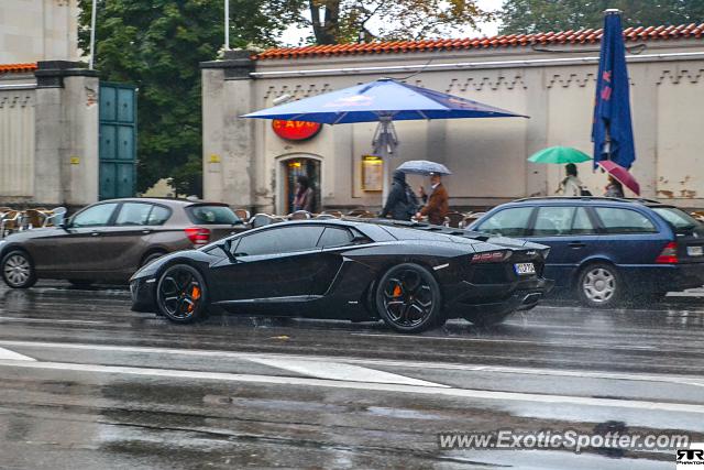 Lamborghini Aventador spotted in Munich, Germany