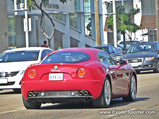 Alfa Romeo 8C spotted in Beverly Hills, California