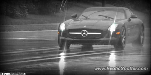 Mercedes SLS AMG spotted in Geist, Indiana