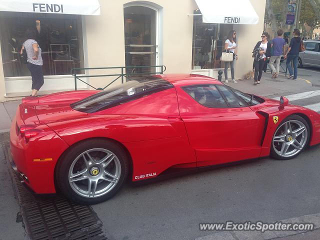 Ferrari Enzo spotted in Saint tropez, France