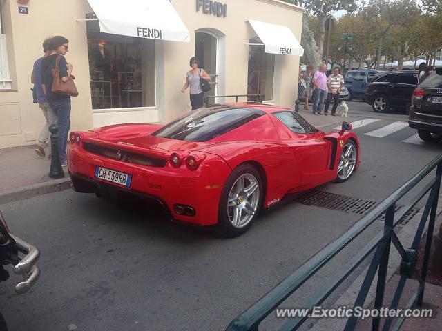 Ferrari Enzo spotted in Saint tropez, France