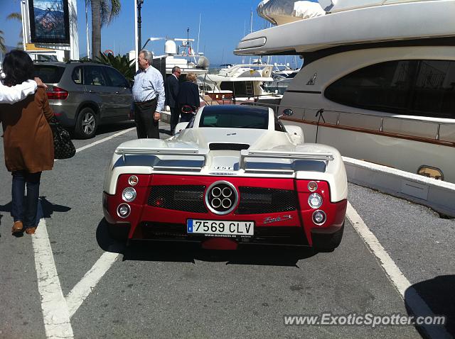 Pagani Zonda spotted in Puerto Banus, Spain