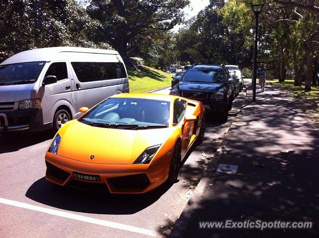 Lamborghini Gallardo spotted in Sydney, NSW, Australia