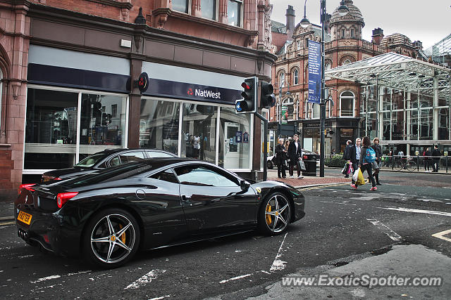 Ferrari 458 Italia spotted in Leeds, United Kingdom