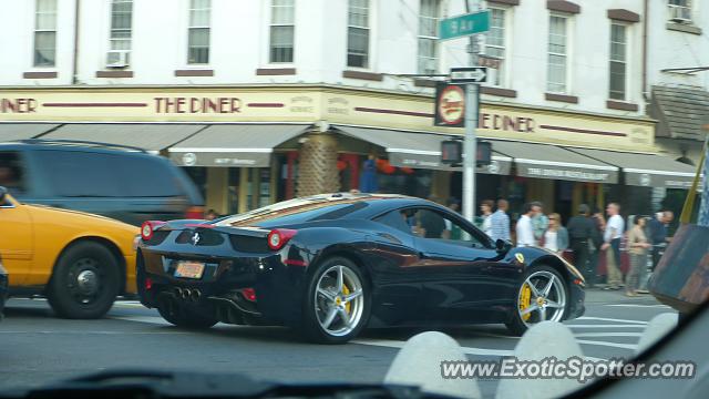 Ferrari 458 Italia spotted in Manhattan, New York