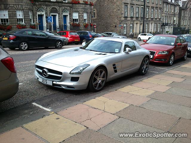 Mercedes SLS AMG spotted in Edinburgh, United Kingdom