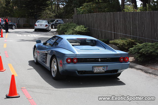 Ferrari Testarossa spotted in Pebble Beach, California