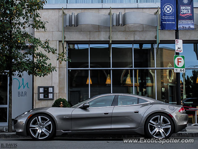 Fisker Karma spotted in Boston, Massachusetts