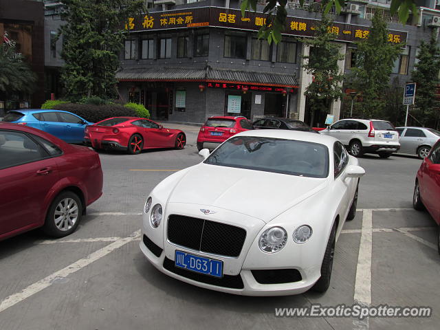 Bentley Continental spotted in Leshan, China