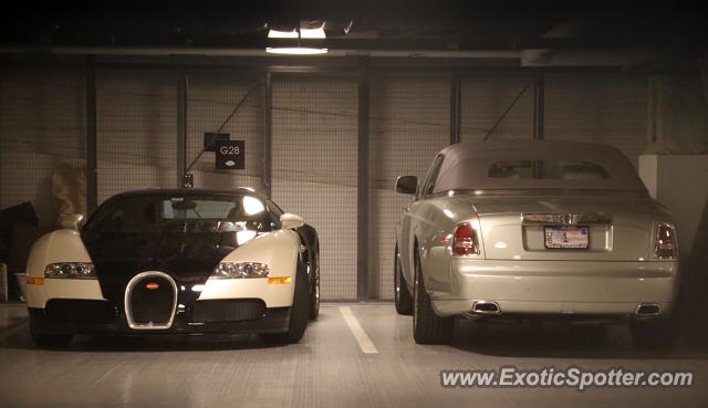 Bugatti Veyron spotted in Boston, Massachusetts