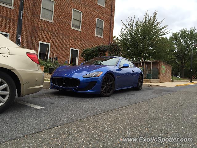 Maserati GranTurismo spotted in College Park, Maryland
