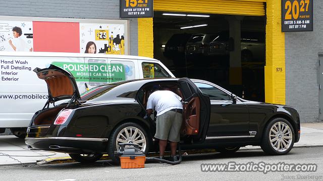 Bentley Mulsanne spotted in Manhattan, New York