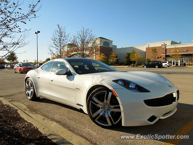Fisker Karma spotted in Deer Park, Illinois