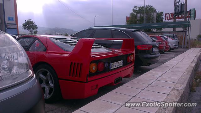 Ferrari F40 spotted in THESSALONIKI, Greece