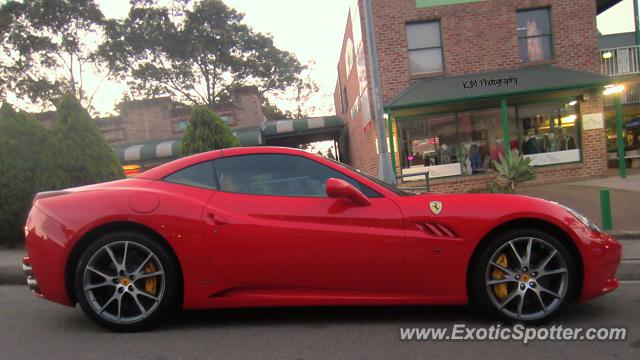 Ferrari California spotted in Sydney, Australia