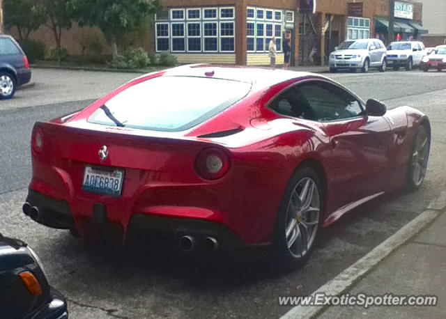 Ferrari F12 spotted in Seattle, Washington