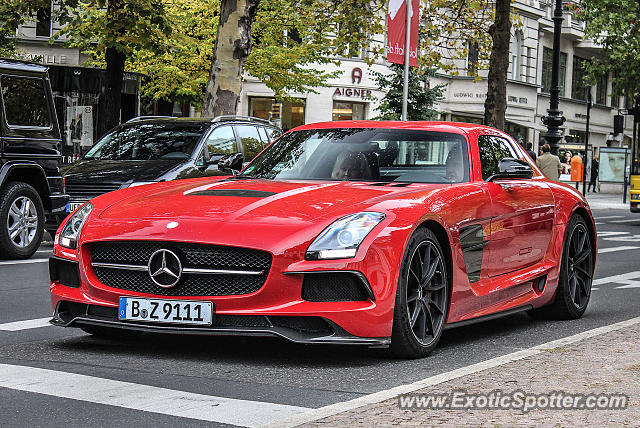 Mercedes SLS AMG spotted in Berlin, Germany