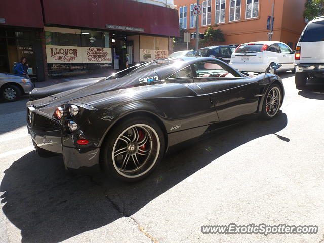 Pagani Huayra spotted in San Francisco, California