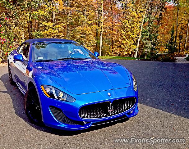 Maserati GranTurismo spotted in Newtown, Connecticut
