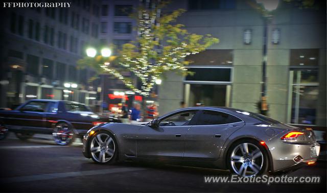 Fisker Karma spotted in Indianapolis, Indiana