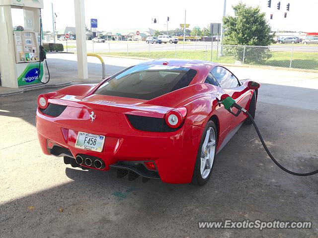 Ferrari 458 Italia spotted in Clarksville, Tennessee