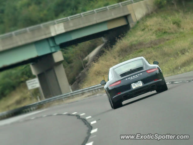 Porsche 911 spotted in I-95, Pennsylvania