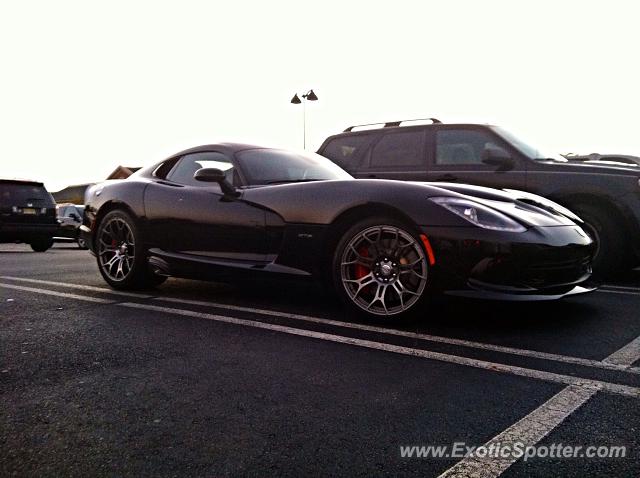 Dodge Viper spotted in Woodcliff lake, New Jersey