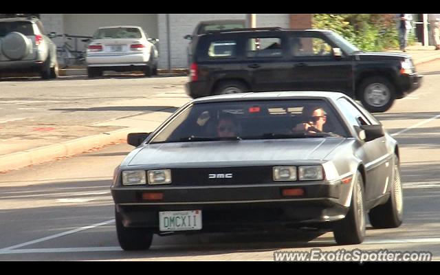 DeLorean DMC-12 spotted in Portsmouth, New Hampshire