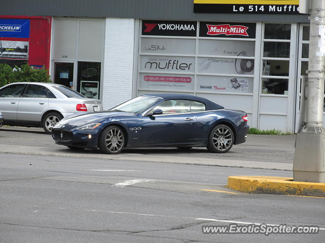 Maserati GranCabrio spotted in Montreal, Quebec, Canada