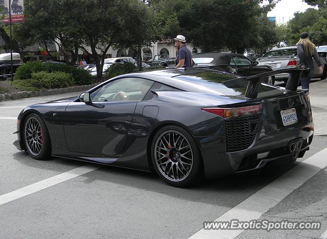 Lexus LFA spotted in Carmel, California