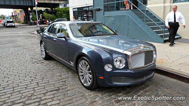 Bentley Mulsanne spotted in Manhattan, New York