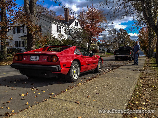 Ferrari 308 spotted in Castine, Maine