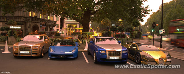 Bugatti Veyron spotted in London, United Kingdom