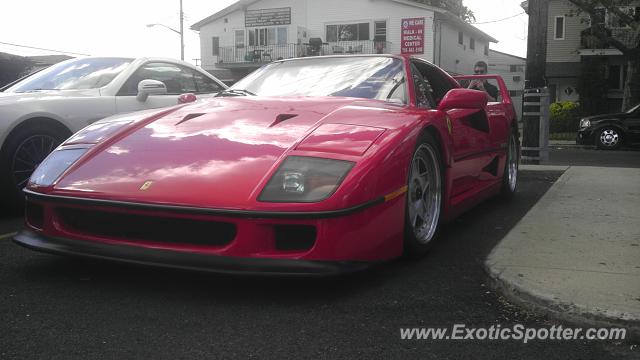 Ferrari F40 spotted in Howard Beach, New York