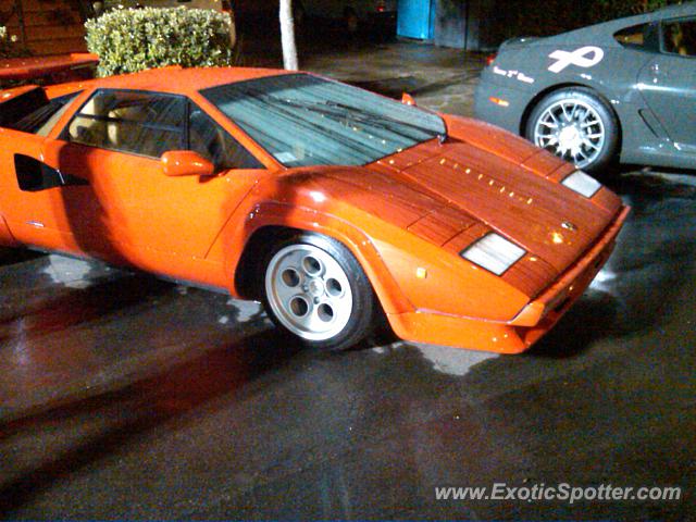 Lamborghini Countach spotted in San Diego, California