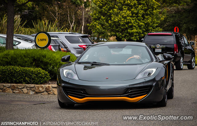 Mclaren MP4-12C spotted in Pebble Beach, California