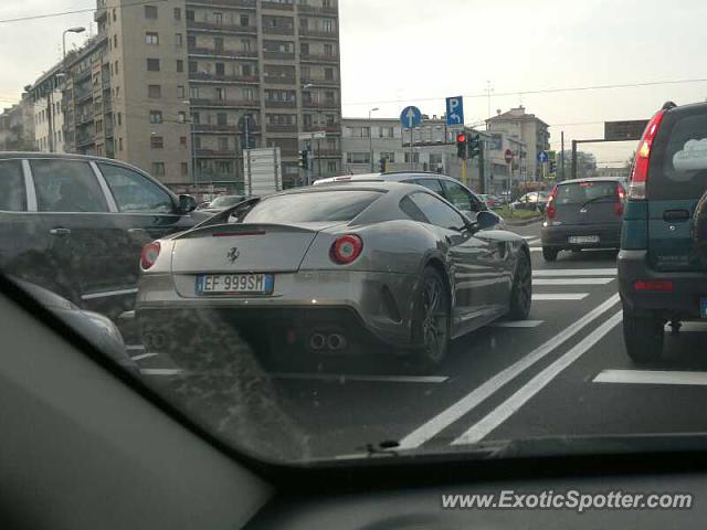 Ferrari 599GTO spotted in Milano, Italy