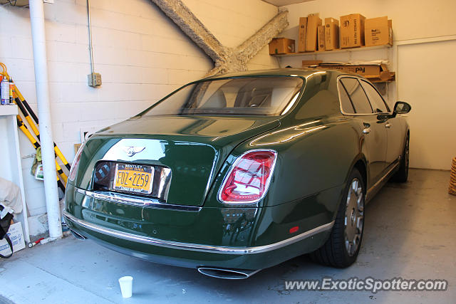 Bentley Mulsanne spotted in New York, New York