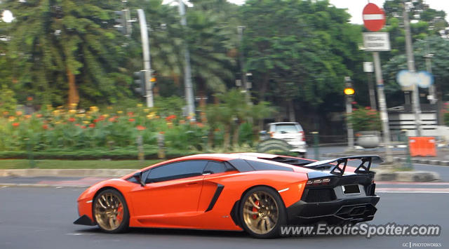 Lamborghini Aventador spotted in Jakarta, Indonesia on 10 ...