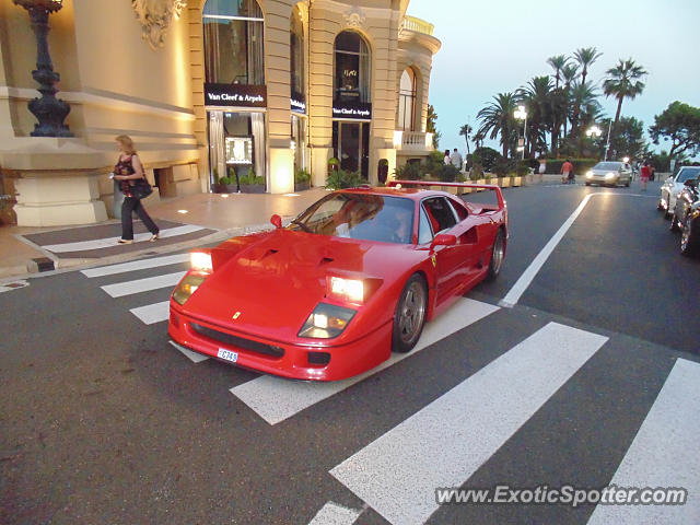 Ferrari F40 spotted in Monaco, Monaco