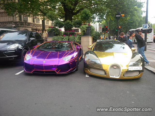 Bugatti Veyron spotted in London, United Kingdom