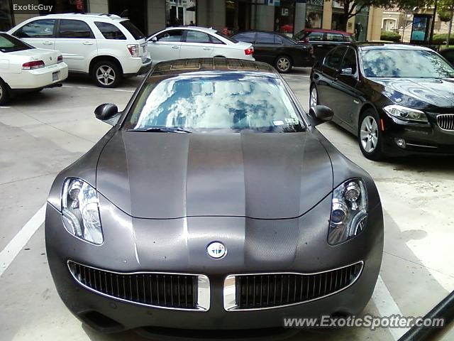 Fisker Karma spotted in Dallas, Texas